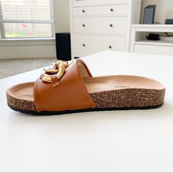 J.Mark Tan Sandals with Chain Urban-34 - Picture 3 of 8